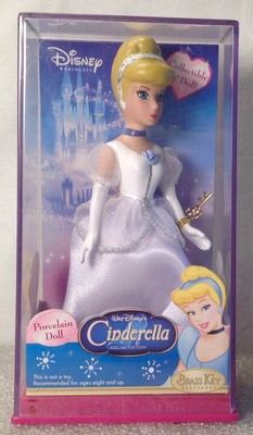 brass key cinderella porcelain doll